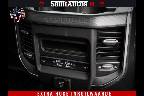 Dodge Ram 1500 BLACK EDITION | 4X4 5.7 V8 | PRINS LPG | CAMERA | APPLE CARPLAY | 3500KG | 22INCH NIGHT | FULL LED | ADAPTIVE CRUISE | MEMORY SEATS | LEDER | DUBBELE CABINE | CREWCAB