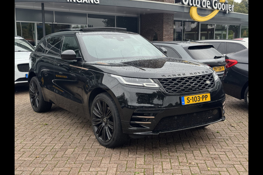 Land Rover Range Rover Velar 2.0 P250 Turbo AWD R-Dynamic SE / Panoramadak / Camera / Leder / Keyless / 21'' / Apple CarPlay / Stuur+Stoelverwarming / DAB / Dodehoek / Cruise Control