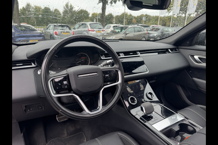 Land Rover Range Rover Velar 2.0 P250 Turbo AWD R-Dynamic SE / Panoramadak / Camera / Leder / Keyless / 21'' / Apple CarPlay / Stuur+Stoelverwarming / DAB / Dodehoek / Cruise Control