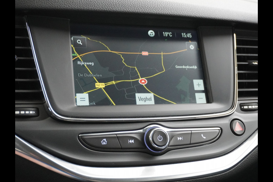 Opel Astra Sports Tourer 1.4T 145pk Navi Camera Lane-dep. Keyless 1/2Leer CruiseControl Led Bluetooth Pdc Apple/Android Aut.Verlichting Isofix Elek.Ramen Ecc Tel. Usb 16''LM Business Elegance