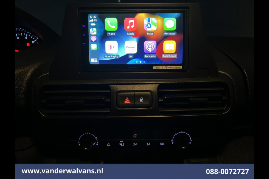 Peugeot Partner 1.5 BlueHDi 102pk L1H1 Euro6 Airco | Apple Carplay | Trekhaak | Cruisecontrol Parkeersensoren