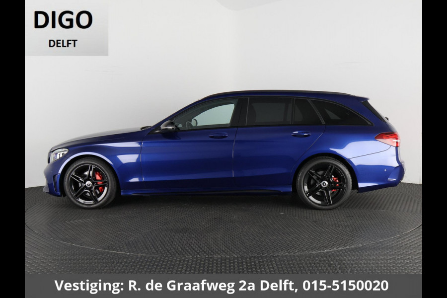 Mercedes-Benz C-Klasse Estate 180 Business Solution AMG Automaat | 1e eigenaar | Navigatie | Trekhaak | Camera | Half Leder |