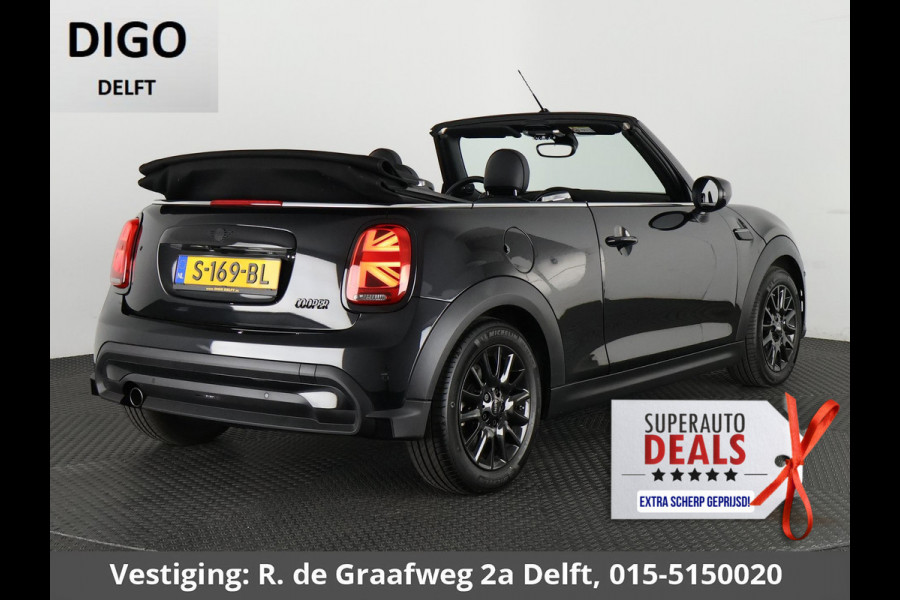 MINI Cabrio 1.5 Cooper Black-Sport Automaat 140 PK | Navigatie | Camera | Climate Control |