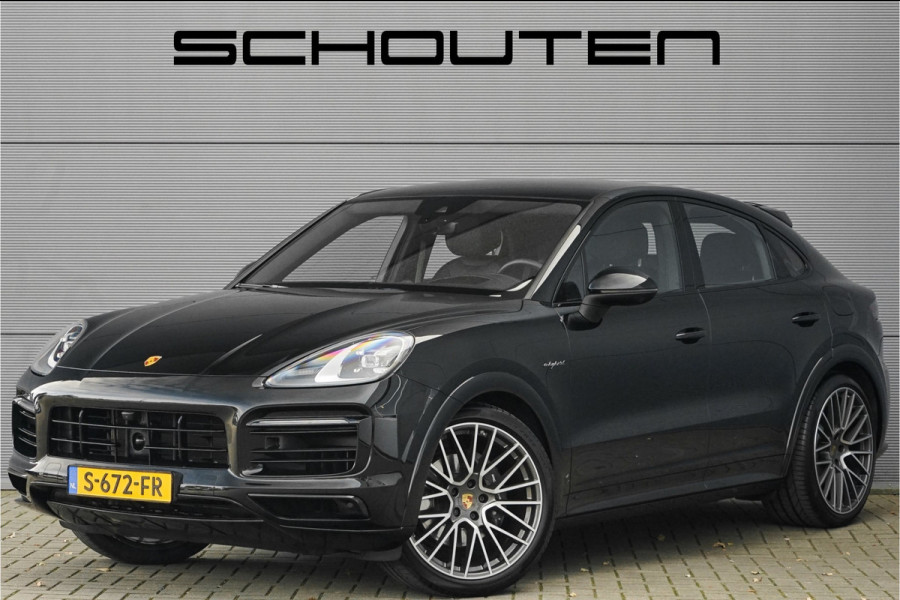 Porsche Cayenne Coupé 3.0 E-Hybrid Platinum Sport Design Luchtv ACC Nachtzicht HUD 22" Trekhaak