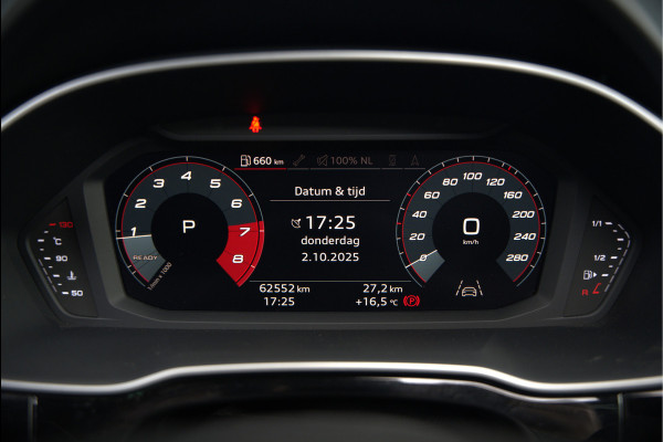 Audi Q3 40 TFSI quattro S Line Pro Line S | 190 PK | Panoramadak | Matrix Led | Stoelverwarming | Leer | Dodehoekdetectie | Automaat | BTW | Black Edition | Cruise Control | Virtual | Navigatie | Dealer Onderhouden |
