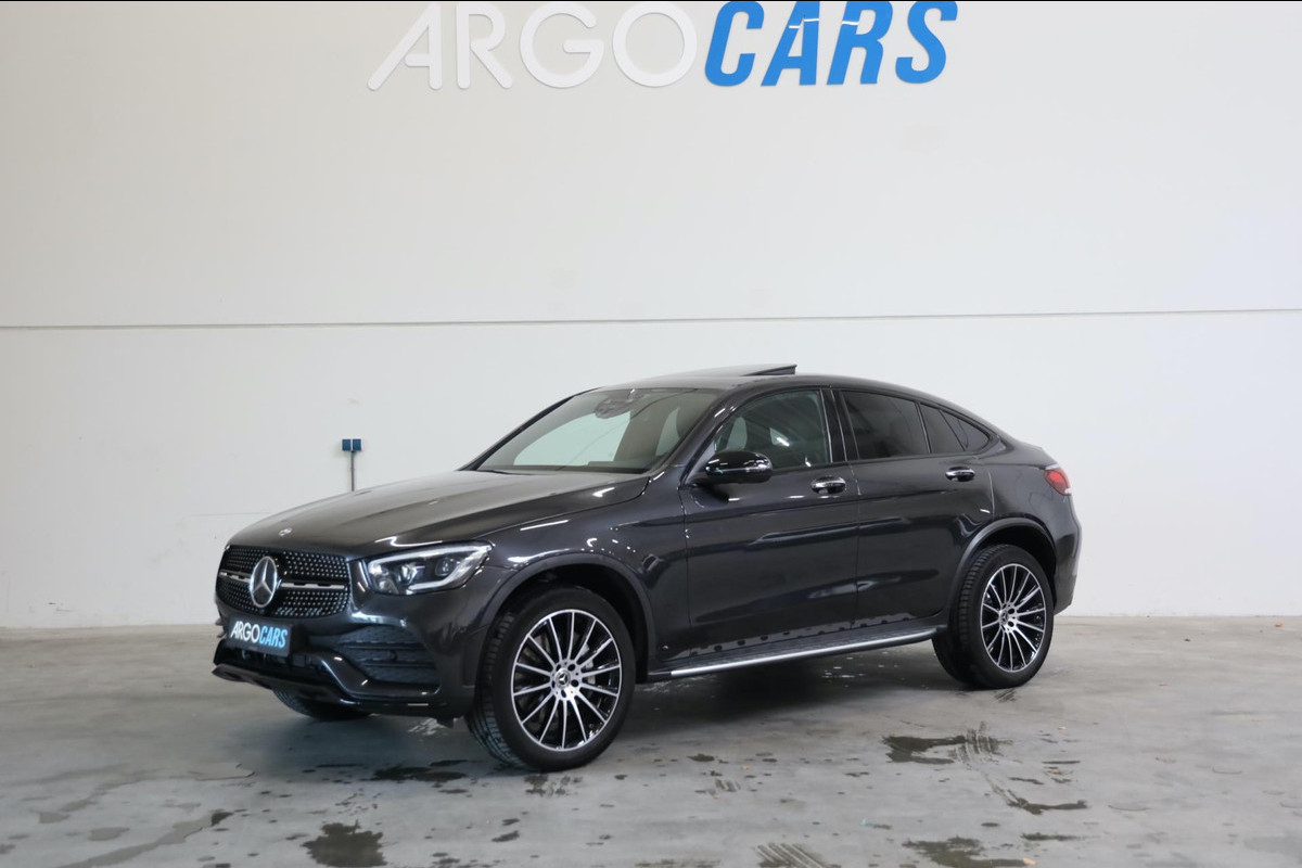 Mercedes-Benz GLC Coupé 300de 4MATIC AMG Head Up Memory Open Pano 360 Camera Acc Trekhaak Led 20" Velgen LEASE / INRUIL MOG