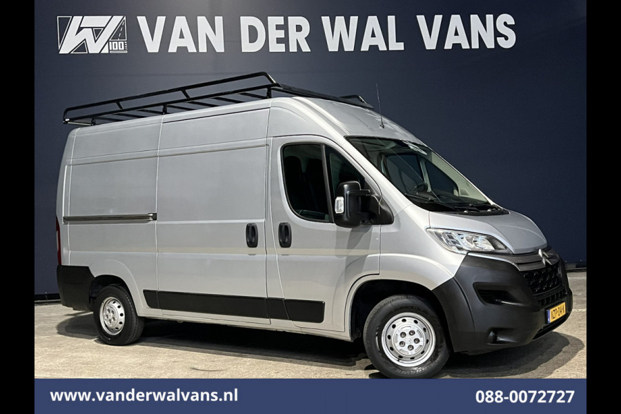 Citroën Jumper 2.0 BlueHDi 164pk L2H2 Euro6 Airco | Imperiaal | Navigatie | 2500kg Trekhaak | Camera | Cruisecontrol Parkeersensoren, Bijrijdersbank