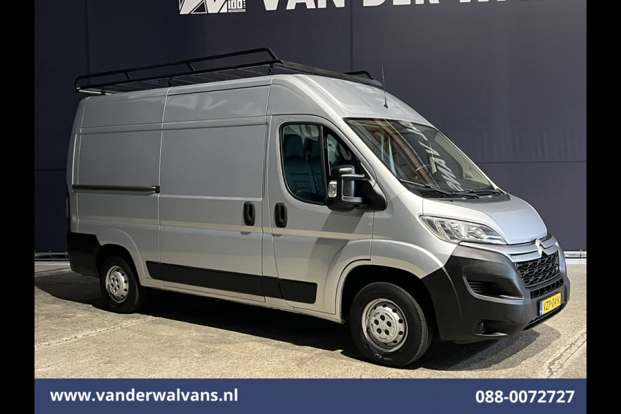 Citroën Jumper 2.0 BlueHDi 164pk L2H2 Euro6 Airco | Imperiaal | Navigatie | 2500kg Trekhaak | Camera | Cruisecontrol Parkeersensoren, Bijrijdersbank