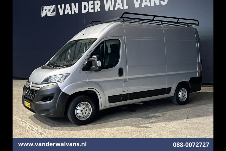 Citroën Jumper 2.0 BlueHDi 164pk L2H2 Euro6 Airco | Imperiaal | Navigatie | 2500kg Trekhaak | Camera | Cruisecontrol Parkeersensoren, Bijrijdersbank