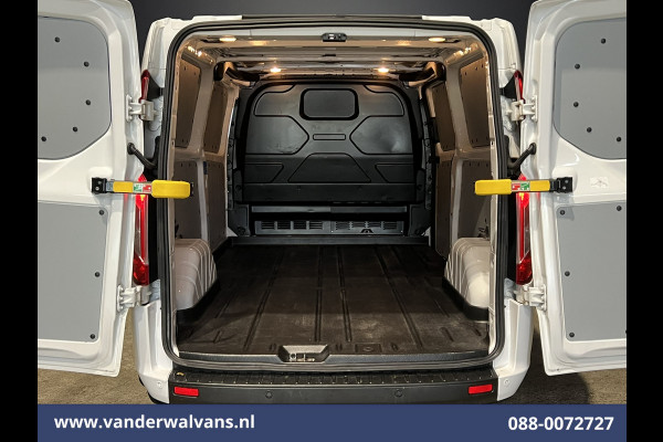 Ford Transit Custom 2.0 TDCI 131pk L2H1 Euro6 Airco | Apple Carplay | LED | Cruisecontrol | Stoelverwarming Verwarmde voorruit, Parkeersensoren, Bijrijdersbank, 2800kg trekvermogen
