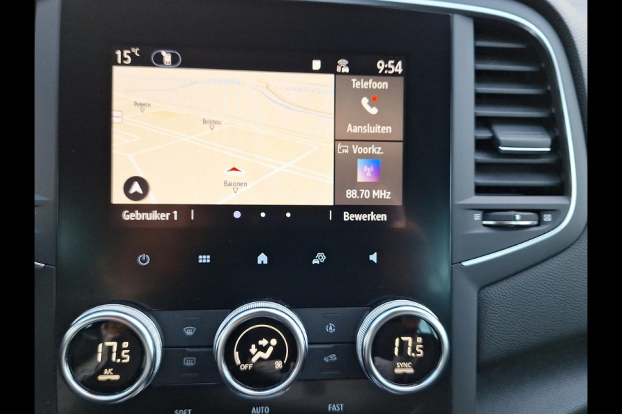 Renault MEGANE Estate 1.3 TCe Intens | automaat | 140PK | halfleder | stoelverwarming Renault MEGANE Estate 1.3 TCe Intens | automaat | 140PK | halfleder | stoelverwarming