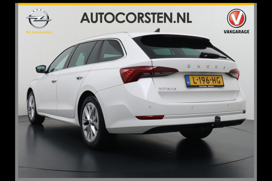 Škoda Octavia Combi T 111PK Apple Carplay Android Trekhaak Virtual Cockpit Elek.Achtreklep Pdc Navi Ecc Cruise Control Business Edition Stoel+Stuurverwarming Lmv Sunset DAB Led  Keyless 1e Eigenaar Origineel Nederlandse Auto 1300kg trekvermogen