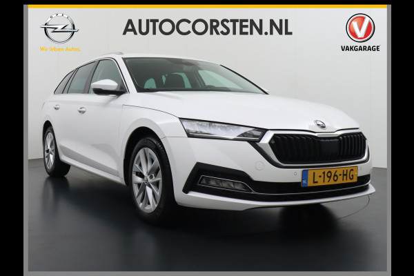 Škoda Octavia Combi T 111PK Apple Carplay Android Trekhaak Virtual Cockpit Elek.Achtreklep Pdc Navi Ecc Cruise Control Business Edition Stoel+Stuurverwarming Lmv Sunset DAB Led  Keyless 1e Eigenaar Origineel Nederlandse Auto 1300kg trekvermogen