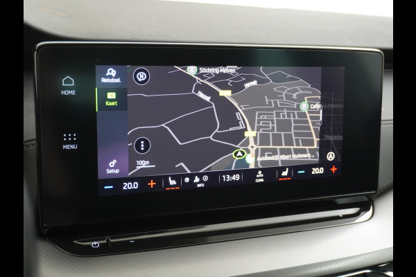 Škoda Octavia Combi T 111PK Apple Carplay Android Trekhaak Virtual Cockpit Elek.Achtreklep Pdc Navi Ecc Cruise Control Business Edition Stoel+Stuurverwarming Lmv Sunset DAB Led  Keyless 1e Eigenaar Origineel Nederlandse Auto 1300kg trekvermogen