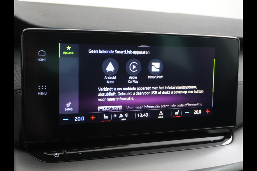 Škoda Octavia Combi T 111PK Apple Carplay Android Trekhaak Virtual Cockpit Elek.Achtreklep Pdc Navi Ecc Cruise Control Business Edition Stoel+Stuurverwarming Lmv Sunset DAB Led  Keyless 1e Eigenaar Origineel Nederlandse Auto 1300kg trekvermogen