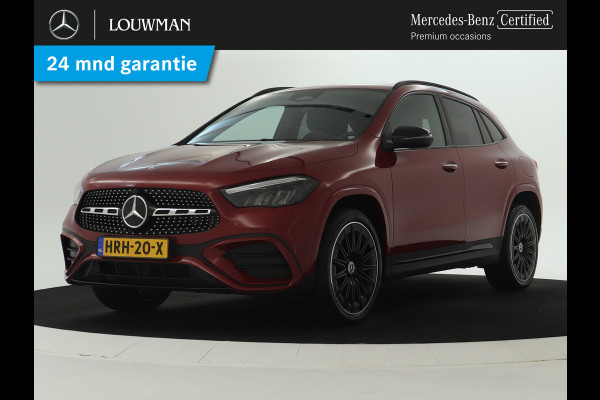 Mercedes-Benz GLA 250 e AMG Nightpakket Face Lift | Memory | Keyless Go | Stoel- en Stuurverwarming | Car Play | Sfeerverlichting | Inclusief 24 maanden Mercedes-Benz Certified garantie voor Europa.