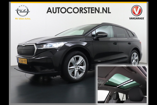 Škoda ENYAQ iV 60 Pano-dak Warmtepomp Camera Apple Carplay Android Auto Navi Ecc Cruise Control Pdc Keyless Advanced Stoelverwarming DAB Led Ecc Achter Privacy Glas Lmv Origineel Nederlandse Auto Nieuwprijs €46.625,-