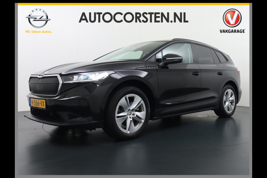 Škoda ENYAQ iV 60 Pano-dak Warmtepomp Camera Apple Carplay Android Auto Navi Ecc Cruise Control Pdc Keyless Advanced Stoelverwarming DAB Led Ecc Achter Privacy Glas Lmv Origineel Nederlandse Auto Nieuwprijs €46.625,-