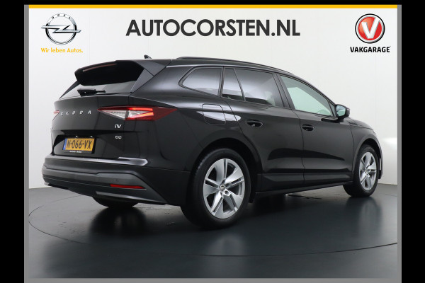 Škoda ENYAQ iV 60 Pano-dak Warmtepomp Camera Apple Carplay Android Auto Navi Ecc Cruise Control Pdc Keyless Advanced Stoelverwarming DAB Led Ecc Achter Privacy Glas Lmv Origineel Nederlandse Auto Nieuwprijs €46.625,-