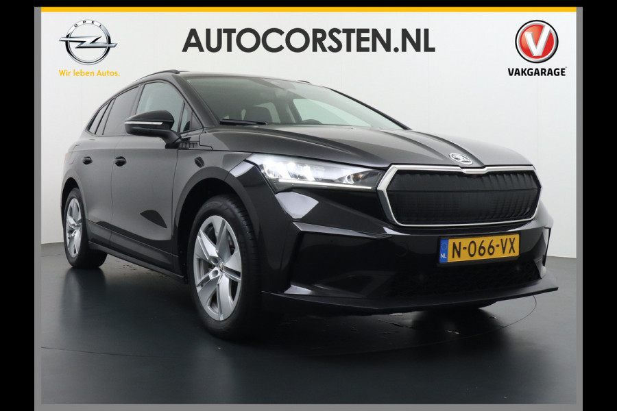 Škoda ENYAQ iV 60 Pano-dak Warmtepomp Camera Apple Carplay Android Auto Navi Ecc Cruise Control Pdc Keyless Advanced Stoelverwarming DAB Led Ecc Achter Privacy Glas Lmv Origineel Nederlandse Auto Nieuwprijs €46.625,-