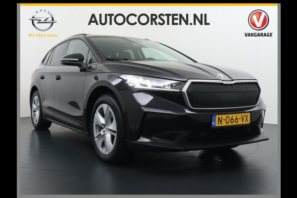 Škoda ENYAQ iV 60 Pano-dak Warmtepomp Camera Apple Carplay Android Auto Navi Ecc Cruise Control Pdc Keyless Advanced Stoelverwarming DAB Led Ecc Achter Privacy Glas Lmv Origineel Nederlandse Auto Nieuwprijs €46.625,-