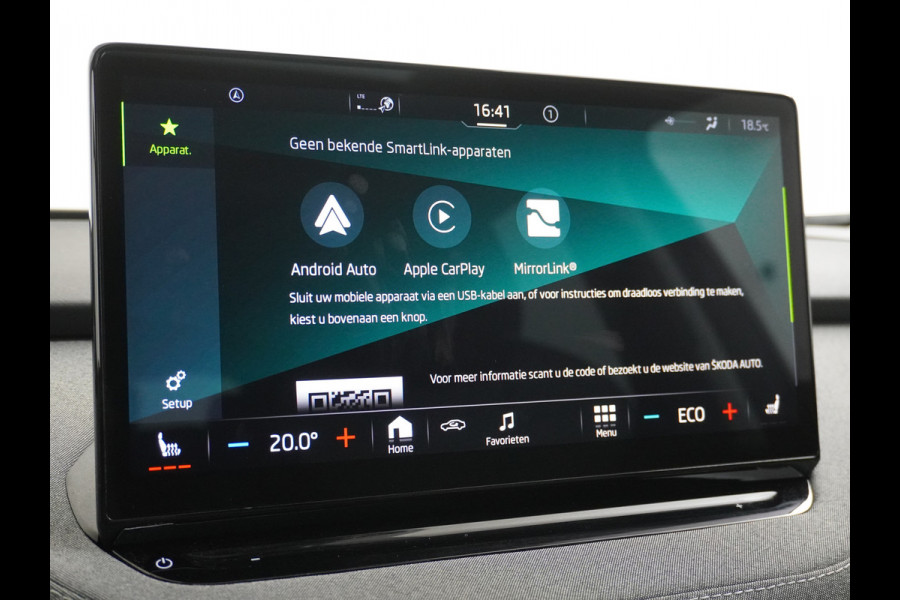 Škoda ENYAQ iV 60 Pano-dak Warmtepomp Camera Apple Carplay Android Auto Navi Ecc Cruise Control Pdc Keyless Advanced Stoelverwarming DAB Led Ecc Achter Privacy Glas Lmv Origineel Nederlandse Auto Nieuwprijs €46.625,-