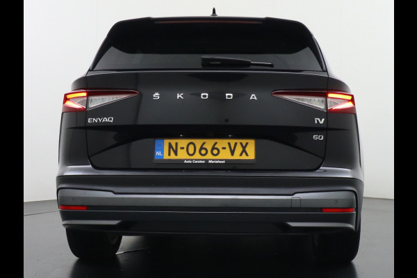 Škoda ENYAQ iV 60 Pano-dak Warmtepomp Camera Apple Carplay Android Auto Navi Ecc Cruise Control Pdc Keyless Advanced Stoelverwarming DAB Led Ecc Achter Privacy Glas Lmv Origineel Nederlandse Auto Nieuwprijs €46.625,-