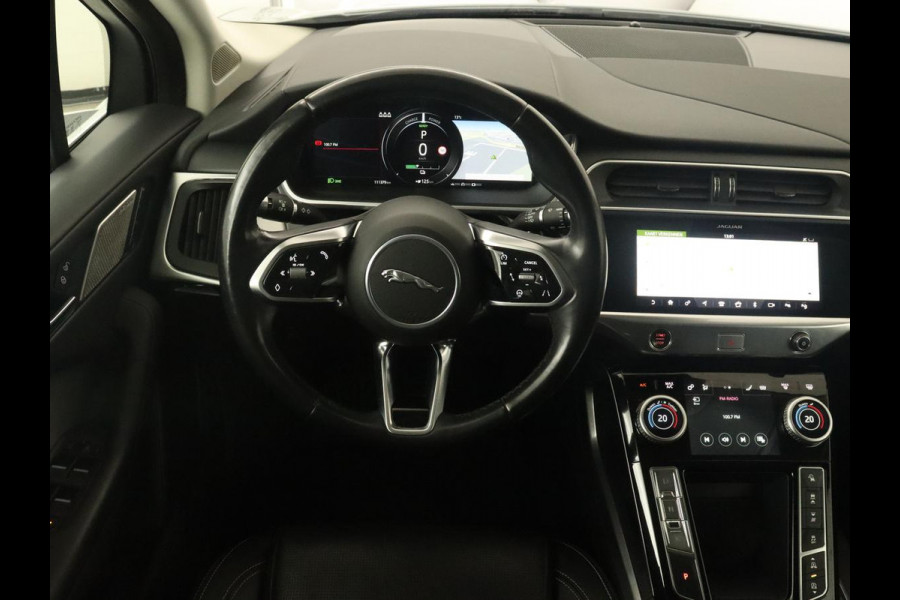 Jaguar I-PACE EV400 SE 90 kWh | Adaptive cruise | 360 Camera | Leder | Stoelverwarming | Carplay | Meridian Surround | Stuurverwarming | Keyless | Navigatie | Full LED | Park Assist