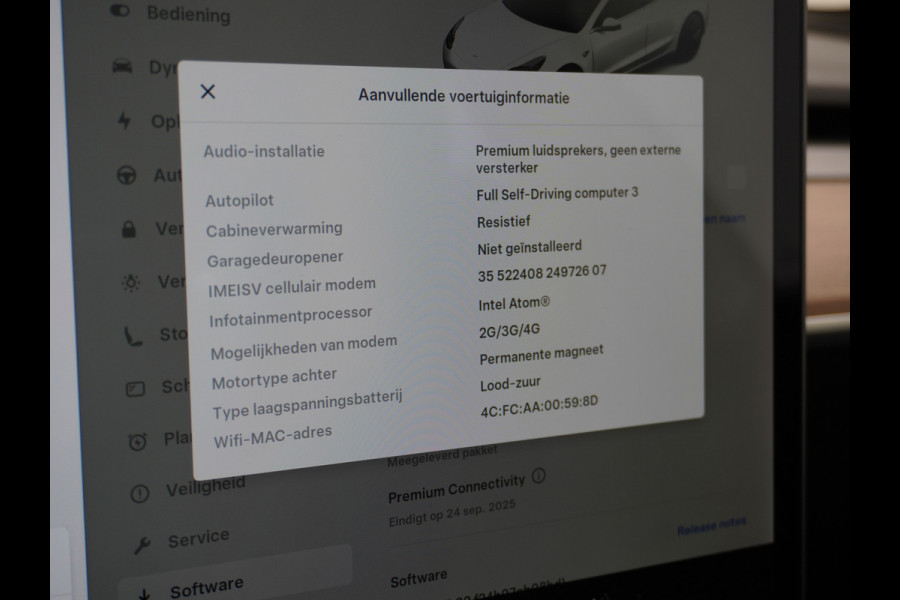 Tesla Model 3 RWD SR+ 60kWh 325PK SOH=85% LMV  AutoPilot Leder PanoDak Adaptive-Cruise Lmv Camera's Elektr.-Stuur+Stoelen+Spiegels+Geheugen+Ea Navi LED Comfortstoelen ACC DAB Voorverwarmen interieur via App Keyless via Telefoonsleutel One-Pedal-Drive Origineel Nederlandse auto tot 11kw laden thuis! 1.584kg licht!