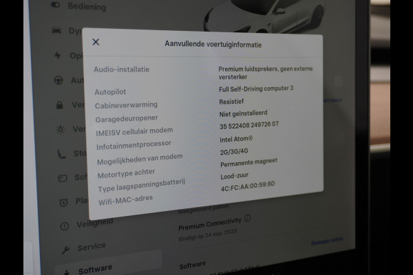 Tesla Model 3 RWD SR+ 60kWh 325PK SOH=85% LMV  AutoPilot Leder PanoDak Adaptive-Cruise Lmv Camera's Elektr.-Stuur+Stoelen+Spiegels+Geheugen+Ea Navi LED Comfortstoelen ACC DAB Voorverwarmen interieur via App Keyless via Telefoonsleutel One-Pedal-Drive Origineel Nederlandse auto tot 11kw laden thuis! 1.584kg licht!