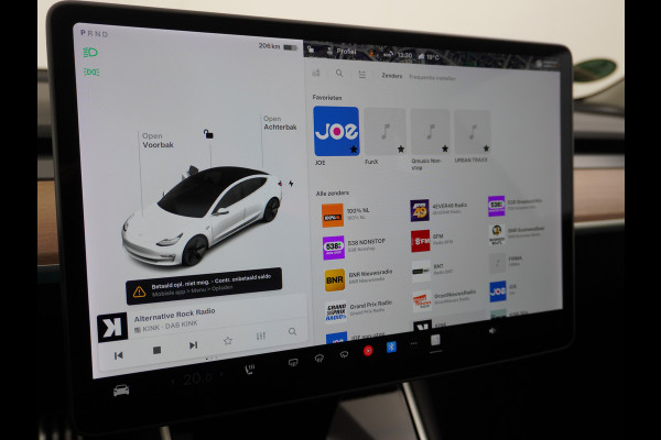Tesla Model 3 RWD SR+ 60kWh 325PK SOH=85% LMV  AutoPilot Leder PanoDak Adaptive-Cruise Lmv Camera's Elektr.-Stuur+Stoelen+Spiegels+Geheugen+Ea Navi LED Comfortstoelen ACC DAB Voorverwarmen interieur via App Keyless via Telefoonsleutel One-Pedal-Drive Origineel Nederlandse auto tot 11kw laden thuis! 1.584kg licht!