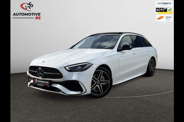 Mercedes-Benz C-Klasse Estate 180 AMG Line|Pano Trekhaak Cruise Camera Stoelverw. Sfeerverlichting Dodehoek Carplay& Android auto