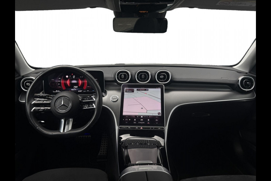 Mercedes-Benz C-Klasse Estate 180 AMG Line|Pano Trekhaak Cruise Camera Stoelverw. Sfeerverlichting Dodehoek Carplay& Android auto