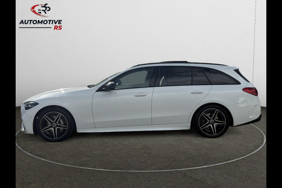 Mercedes-Benz C-Klasse Estate 180 AMG Line|Pano Trekhaak Cruise Camera Stoelverw. Sfeerverlichting Dodehoek Carplay& Android auto