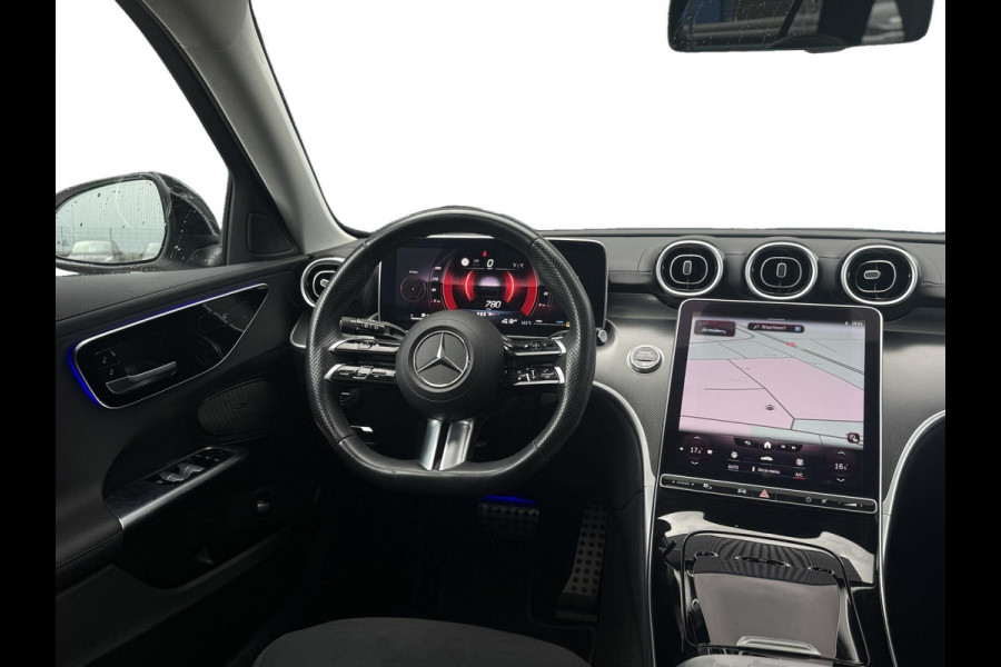 Mercedes-Benz C-Klasse Estate 180 AMG Line|Pano Trekhaak Cruise Camera Stoelverw. Sfeerverlichting Dodehoek Carplay& Android auto