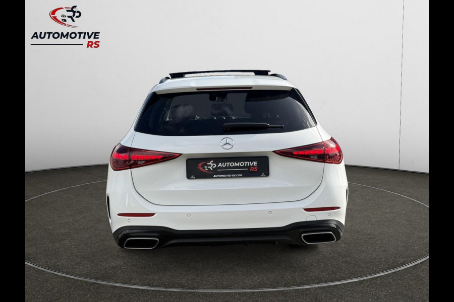 Mercedes-Benz C-Klasse Estate 180 AMG Line|Pano Trekhaak Cruise Camera Stoelverw. Sfeerverlichting Dodehoek Carplay& Android auto
