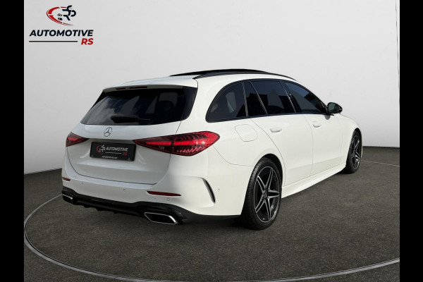 Mercedes-Benz C-Klasse Estate 180 AMG Line|Pano Trekhaak Cruise Camera Stoelverw. Sfeerverlichting Dodehoek Carplay& Android auto
