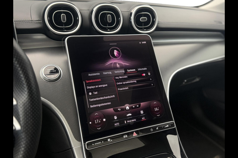 Mercedes-Benz C-Klasse Estate 180 AMG Line|Pano Trekhaak Cruise Camera Stoelverw. Sfeerverlichting Dodehoek Carplay& Android auto