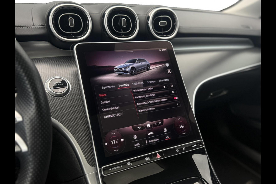 Mercedes-Benz C-Klasse Estate 180 AMG Line|Pano Trekhaak Cruise Camera Stoelverw. Sfeerverlichting Dodehoek Carplay& Android auto