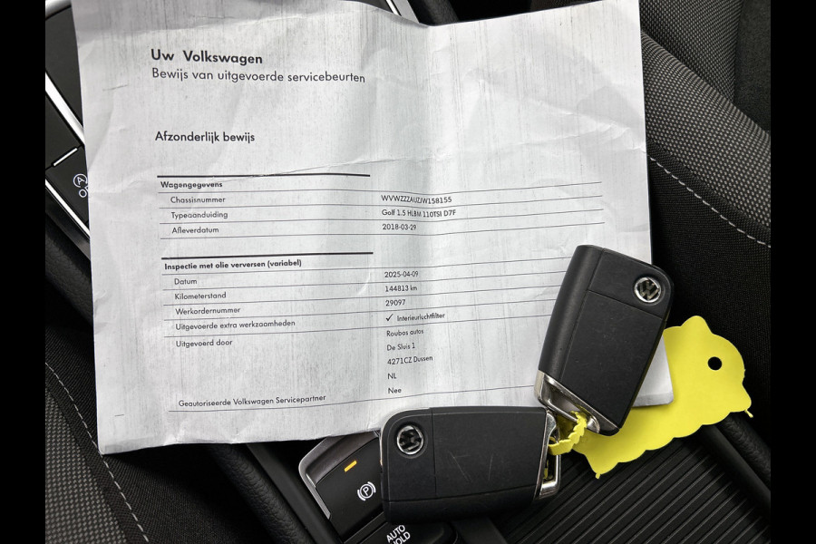 Volkswagen Golf 1.5 TSI Highline Business R (Goed OnderH, Camera, Carplay, PDC V+A, StoelV, Navi, Etc)