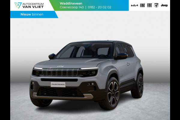 Jeep Avenger 1.2 e-Hybrid Summit | Uit voorraad leverbaar | Winter Pack | Schuif/Kanteldak | Infotaiment&Convenience Pack | Bicolore