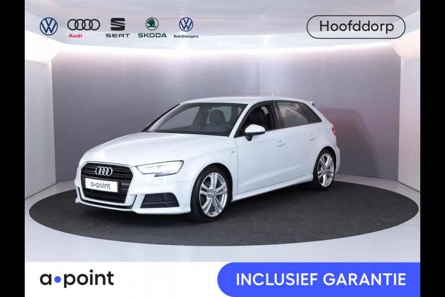 Audi A3 Sportback 1.0 TFSI Sport S Line Edition 115pk 6bak| 18'LM-velgen| Navi| Parksensors| LED|
