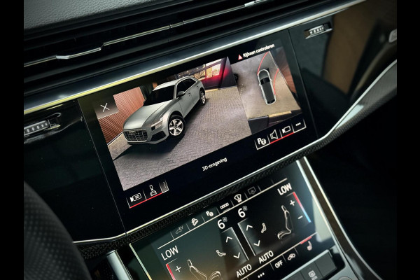 Audi Q8 55 TFSI e quattro S-Line Panoramadak|RS-zetels|Carbon|Softclose|Luchtvering|Keyless|Head-Up|Camera 360°|Matrix