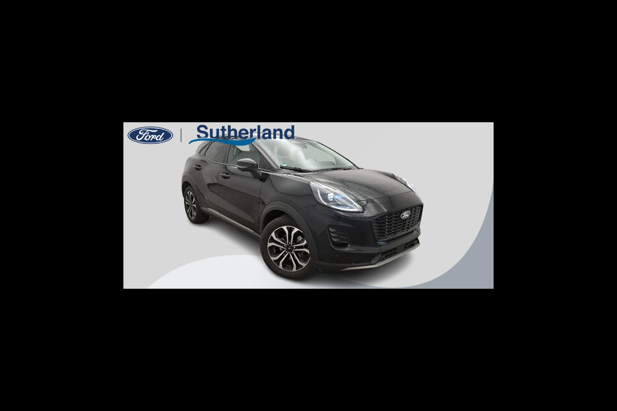 Ford Puma 1.0 EcoBoost Hybrid Titanium 125pk | Driver Assistance Pack | Winterpack | Panoramadak | Keyless Pack | Elek Achterklep | Reserve wiel