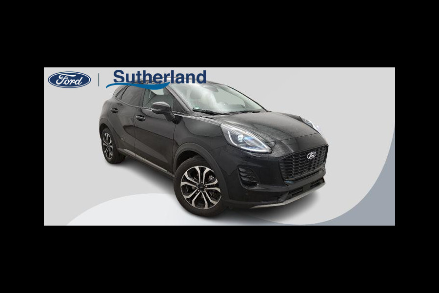 Ford Puma 1.0 EcoBoost Hybrid Titanium 125pk | Driver Assistance Pack | Winterpack | Panoramadak | Keyless Pack | Elek Achterklep | Reserve wiel