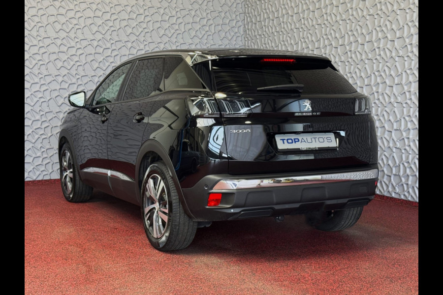 Peugeot 3008 130PK ALLURE LEER I-COCKPIT LED CARPLAY EUROPA.NAVI ELEK.KLEP CAMERA ADAP.CRUISE ZWARTE HEMEL. 2024 ALLURE 2024