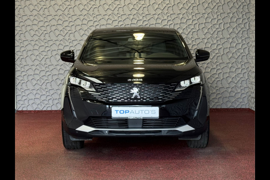 Peugeot 3008 130PK ALLURE LEER I-COCKPIT LED CARPLAY EUROPA.NAVI ELEK.KLEP CAMERA ADAP.CRUISE ZWARTE HEMEL. 2024 ALLURE 2024