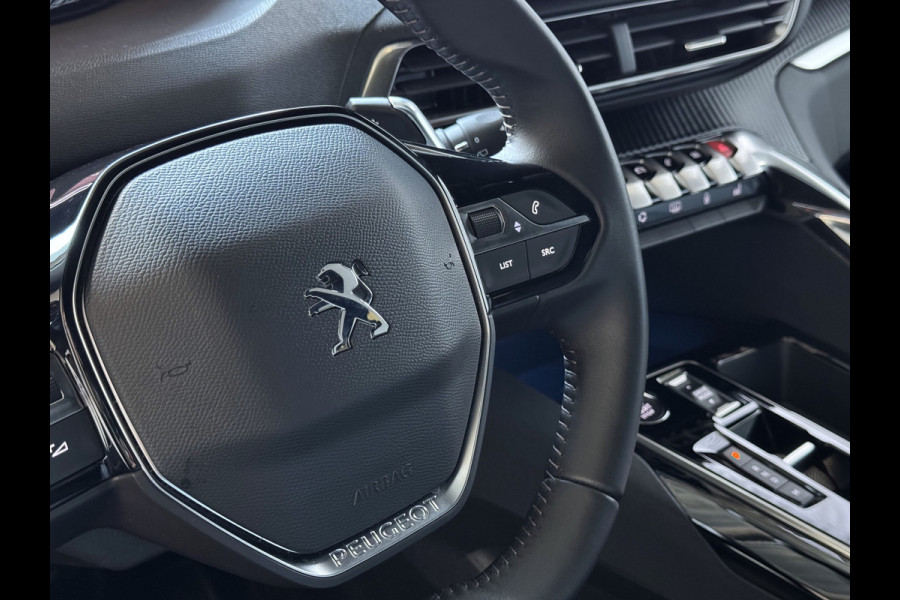 Peugeot 3008 130PK ALLURE LEER I-COCKPIT LED CARPLAY EUROPA.NAVI ELEK.KLEP CAMERA ADAP.CRUISE ZWARTE HEMEL. 2024 ALLURE 2024