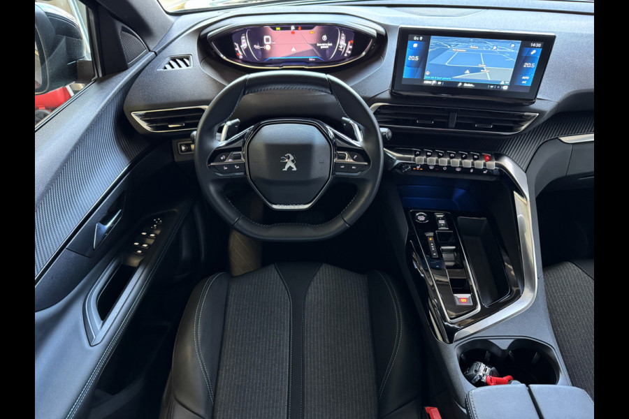 Peugeot 3008 130PK ALLURE LEER I-COCKPIT LED CARPLAY EUROPA.NAVI ELEK.KLEP CAMERA ADAP.CRUISE ZWARTE HEMEL. 2024 ALLURE 2024