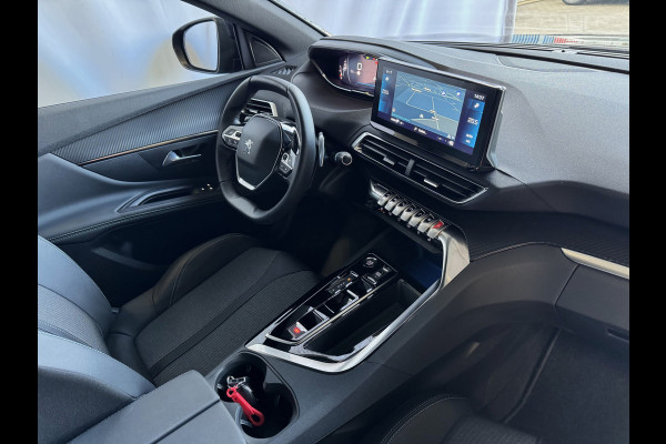 Peugeot 3008 130PK ALLURE LEER I-COCKPIT LED CARPLAY EUROPA.NAVI ELEK.KLEP CAMERA ADAP.CRUISE ZWARTE HEMEL. 2024 ALLURE 2024
